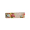 Snap-Haarspangen Rechteckige Form mit Blumen-Design (x2)