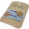Snap-Haarspangen-Set aus 2 mit Handbesticktem Ballon-Design