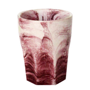 Stein-Stifthalter für den Schreibtisch mit Marmormuster Modell Glass