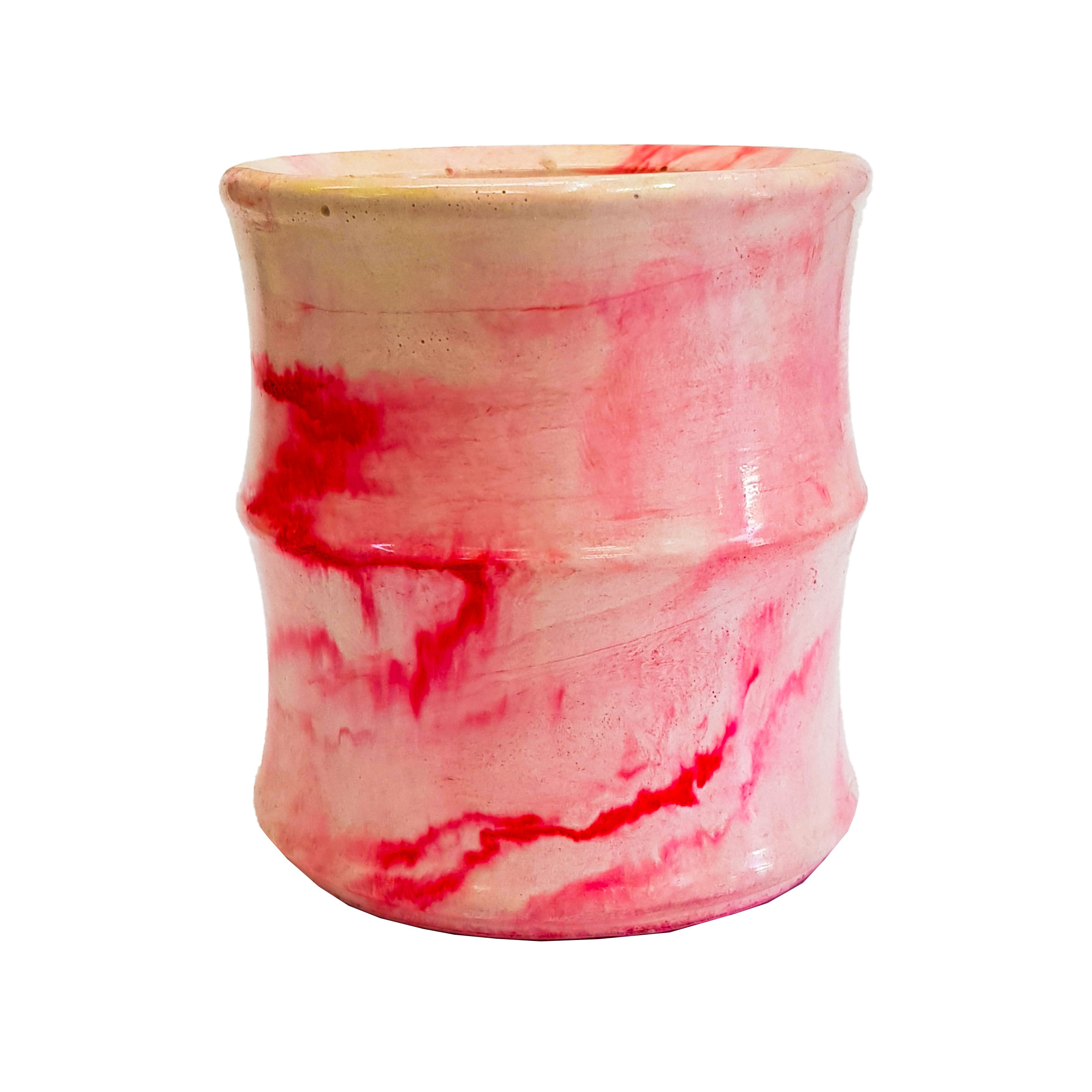 Stein-Stifthalter für den Schreibtisch mit Marmormuster Modell Sangi