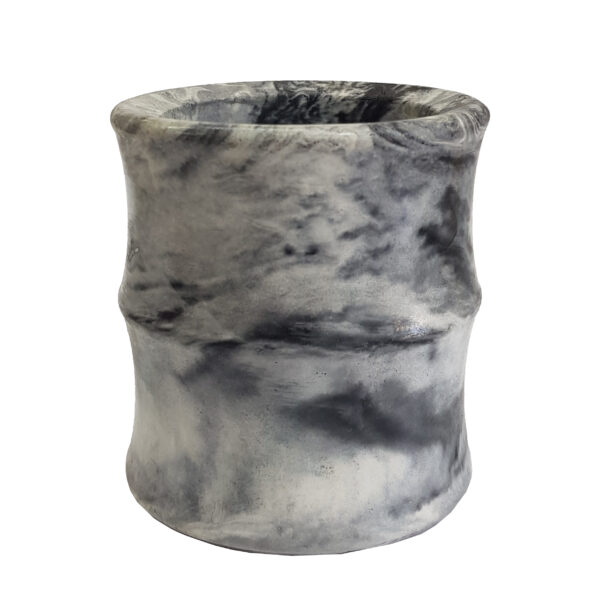 Stein-Stifthalter für den Schreibtisch mit Marmormuster Modell Sangi