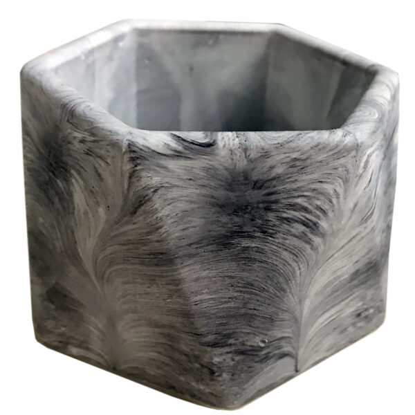 Stein-Stifthalter für den Schreibtisch mit Marmormuster Modell Lux