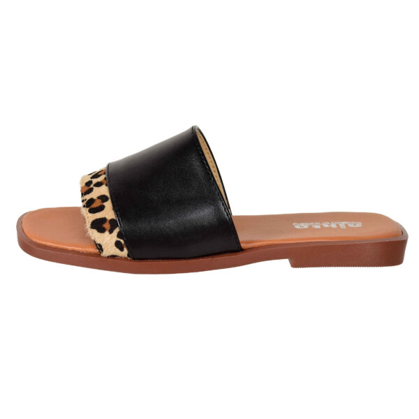 Klassische Damen-Hausschuhe mit flachem Absatz – Modell Selin