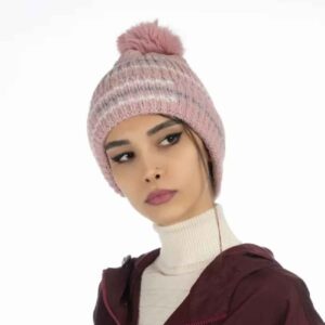 Damen Strick Wintermütze – Modell Line