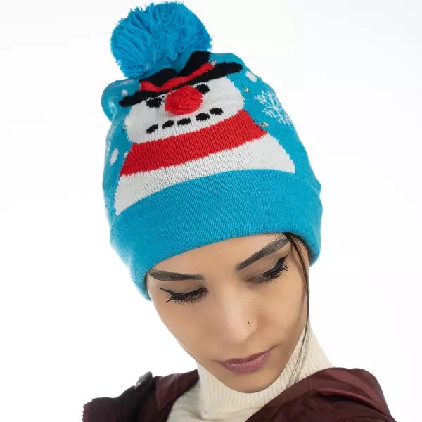 Damen Strick Wintermütze – Modell Snow
