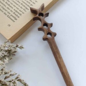 Holz-Haarnadel Handgefertigt Große Größe für Frauen