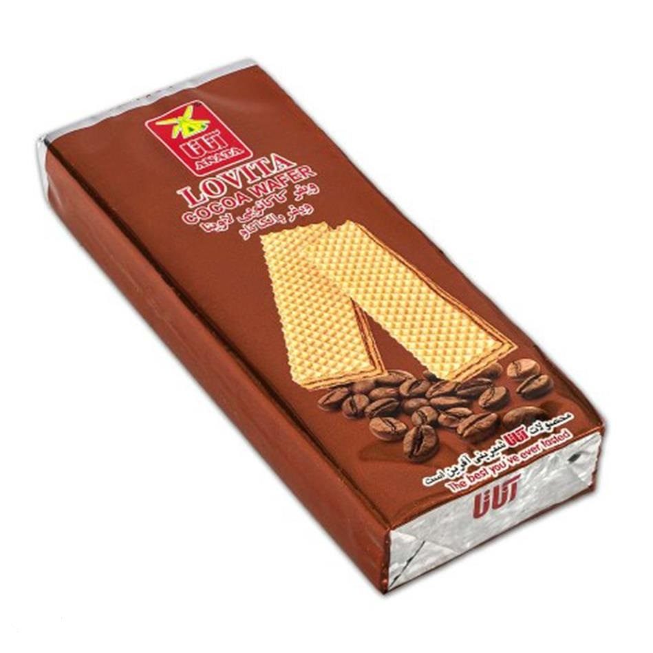 Iranische Anata Kakao-Waffel mit Sahne Lovita 45 g (x10)