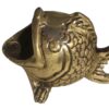 Handgefertigter Messing-Aschenbecher – Künstlerisches Fisch-Design