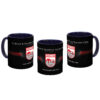 Sportfan-Tasse – Tractor Fußball Club Logo Schwarz