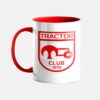 Sportfan-Tasse – Tractor Fußball Club Logo Rot & Weiß