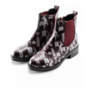 Graffiti-Druck Chelsea-Stiefel – Synthetisches Leder mit Hirschmuster