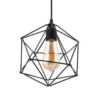 Metall Cluster Pendelleuchte mit Metall Käfig Schirm Flush Mount