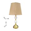 Akzent Tischlampe mit Stoff-Tapered Lampenschirm Modern