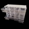 Kunststoff-Schubladenbox mit 16 Fächern & 4 Reihen