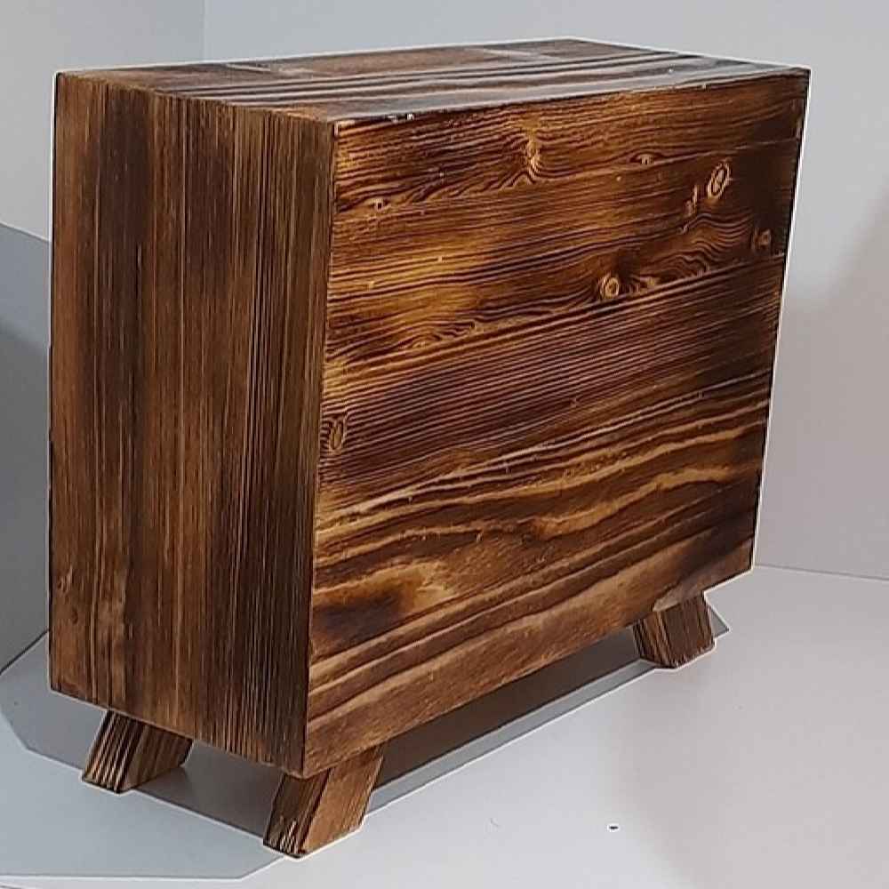 Elegante Holzbox – Stilvolle Aufbewahrungslösung mit 23 Kunststoff-Schubladen