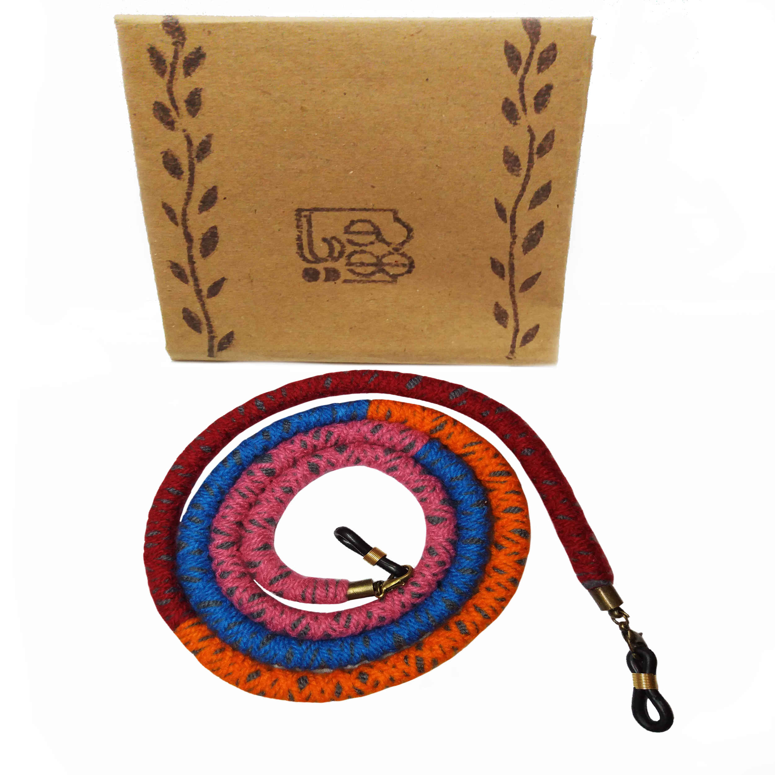 Brillenband – Handgewebt mit Baumwollfasern