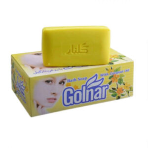 Golnar-Seifenbar mit Kokosöl, gelbe Farbe (6 Stück)
