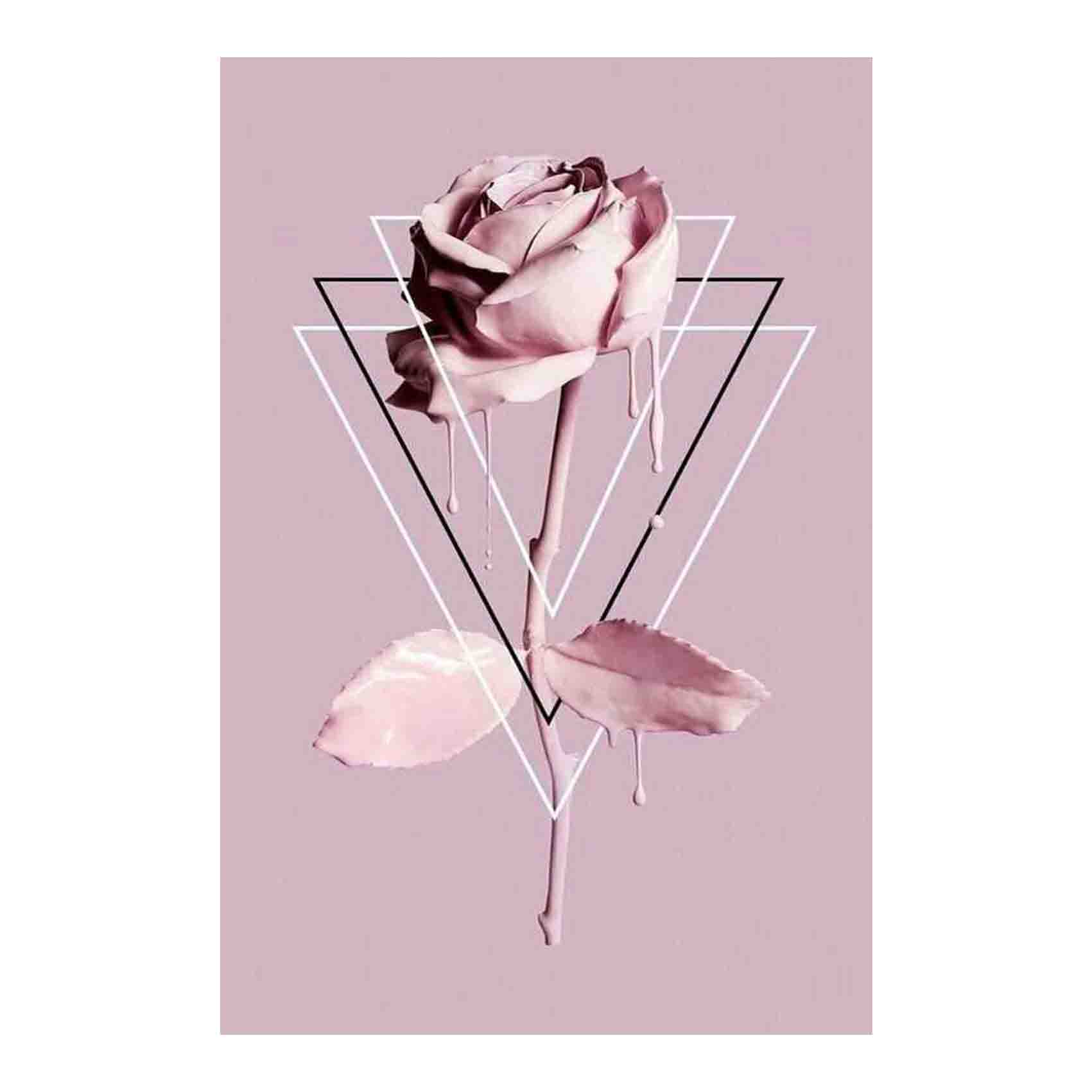 Happy Birthday Grußkarte mit violettem Blumendesign
