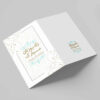 Happy Birthday Grußkarte mit persisch inspirierten Typografie (x10)