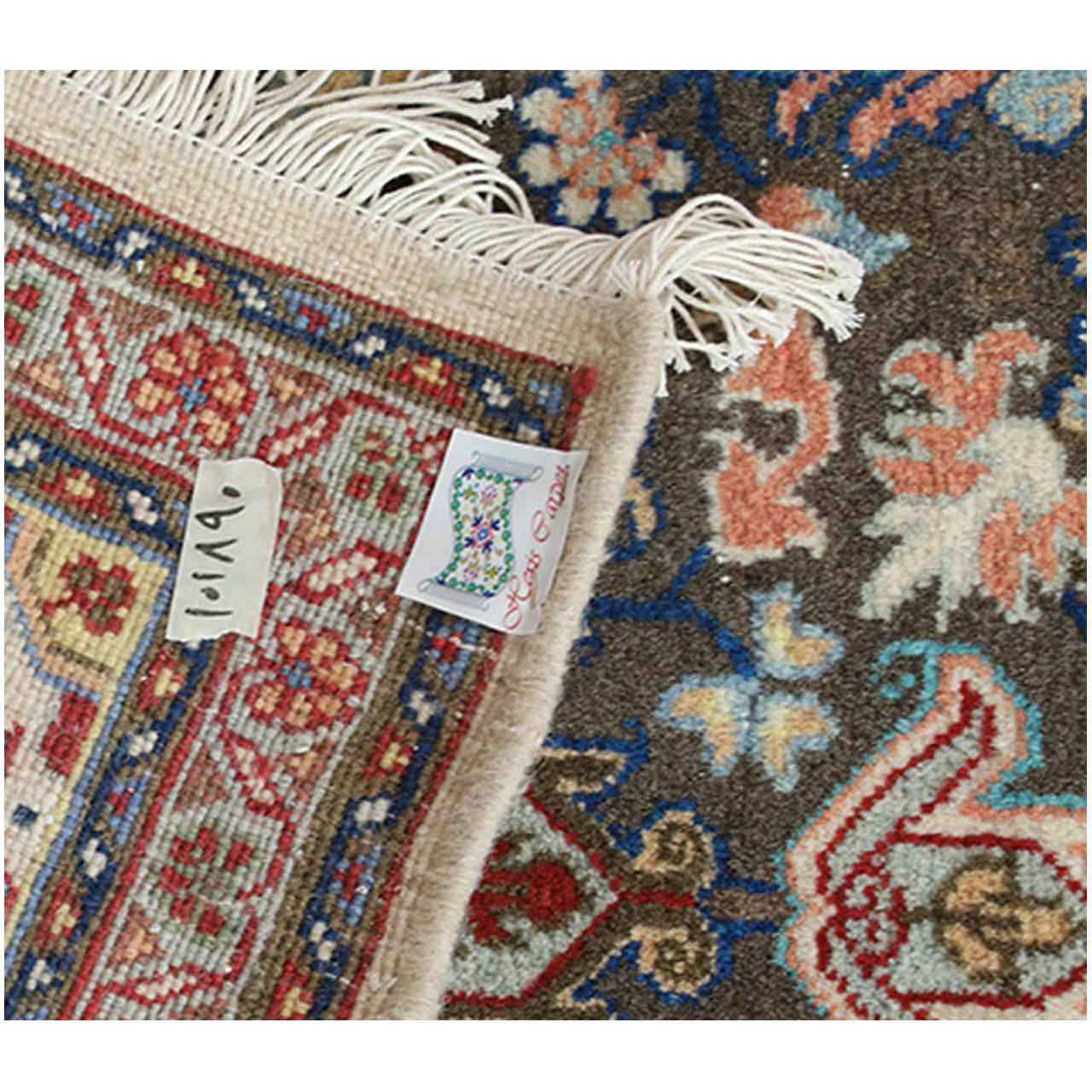 Authentischer iranischer Gebetsteppich, handgeknüpft & luxuriöser Sajada Haris