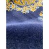Authentischer iranischer Gebetsteppich, handgeknüpft & luxuriöser Sajada Marineblau