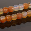 Islamischer Achat-Rosenkranz mit 101 Gebetsperlen Tasbih Orange