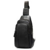 Leder Schultertasche - Mit vielen Fächern