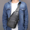 Leder Schultertasche - Modell Fatima