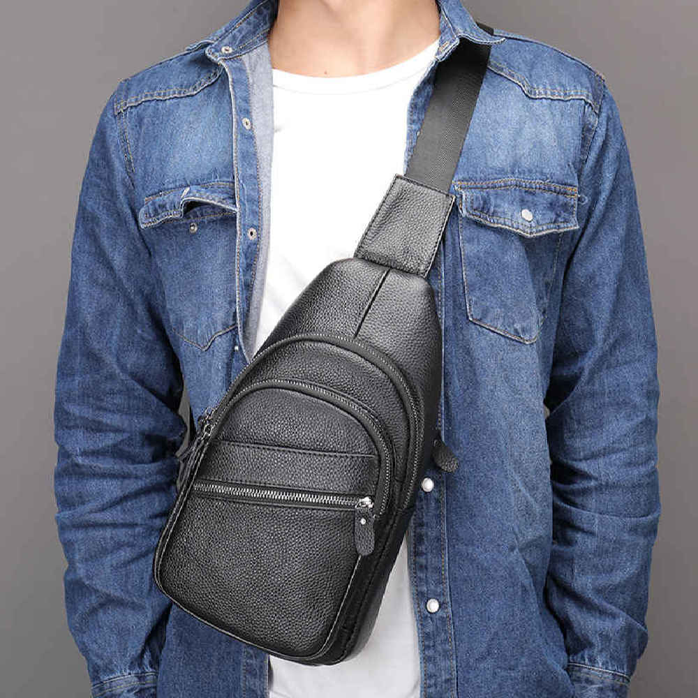 Leder Schultertasche – Modell Fatima