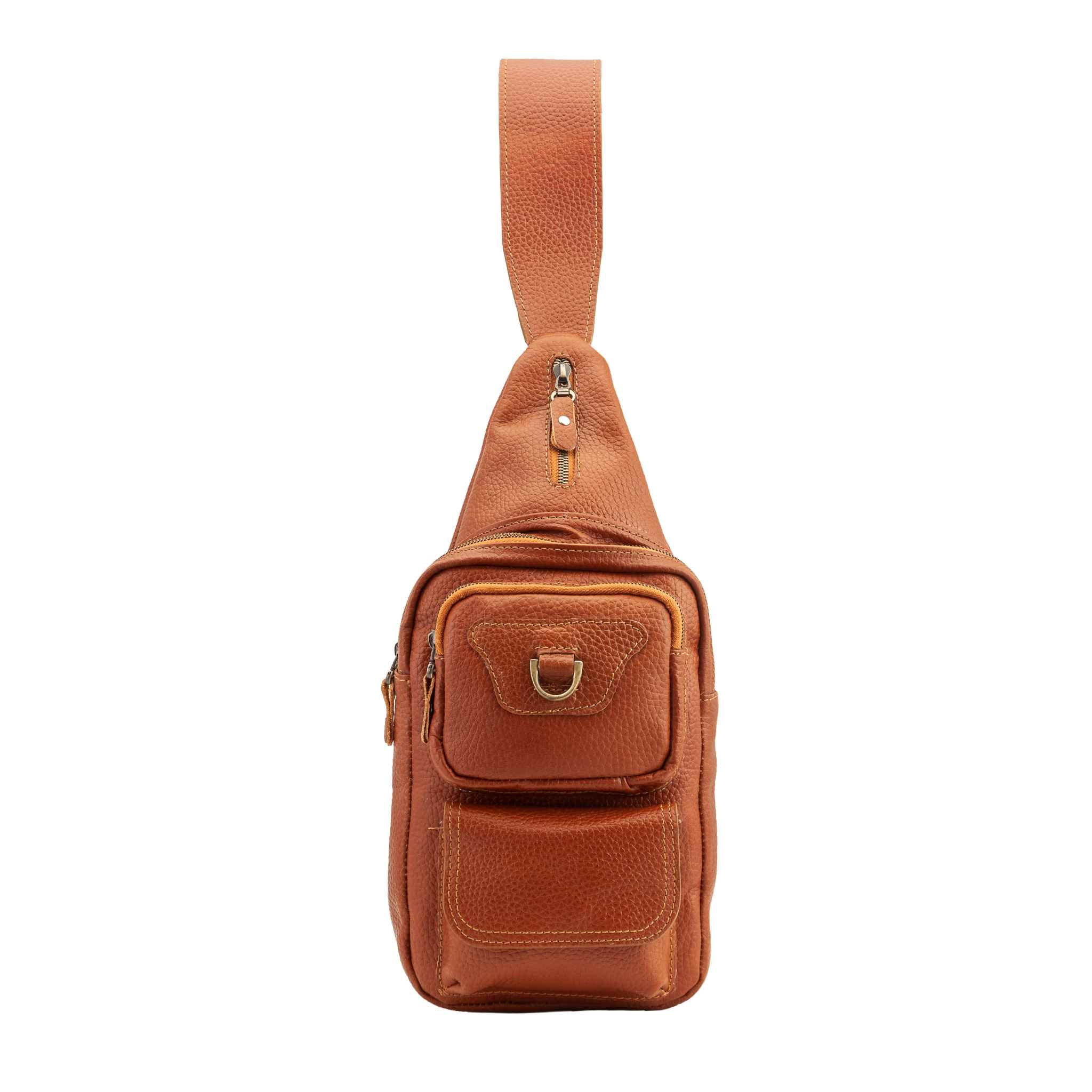 Leder Schultertasche - Modell Nahal