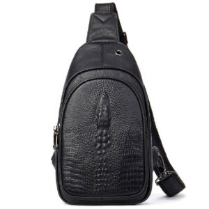 Leder Schultertasche – Mit Polyester-Baumwoll-Innenfutter