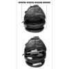 Leder Schultertasche - Mit Polyester-Baumwoll-Innenfutter