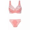 Lingerie-Set Spitzen-BH & Tanga mit verstellbarem Träger für Damen