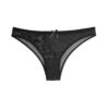 Lingerie-Set Spitzen-BH & Tanga mit dekorativem Schleifenband vorne