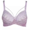 Lingerie-Set Spitzen-BH & Tanga mit Dentelle-Stickerei, 2 Teile