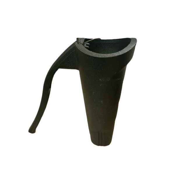 Ergonomischer Nussknacker – Schwarzer Metall-Walnussöffner mit Easy-Grip Griff