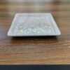 Melamin-Geschirrset, Quadratische Form im Marmor-Design, Packung mit 3