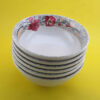 Melamin Dinnerware Schüsseln Set, Spülmaschinenfest - Florales Design (Set aus 6)