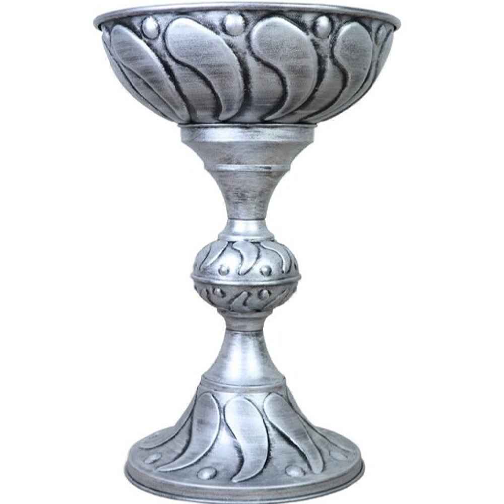 Metall-Ausstellungsschale Bodenständer für Nüsse und Gewürze Modell Patina