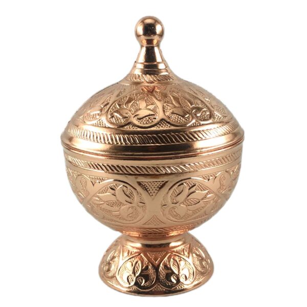 Metall-Zuckerschale mit Deckel - Chic