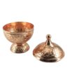 Metall-Zuckerschale mit Deckel - Chic