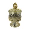 Metall-Zuckerschale mit Deckel - Modell Lux