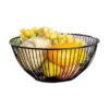 Obstkorb aus Metalldraht Chic, rund geformt