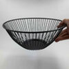 Obstkorb aus Metalldraht Chic, rund geformt