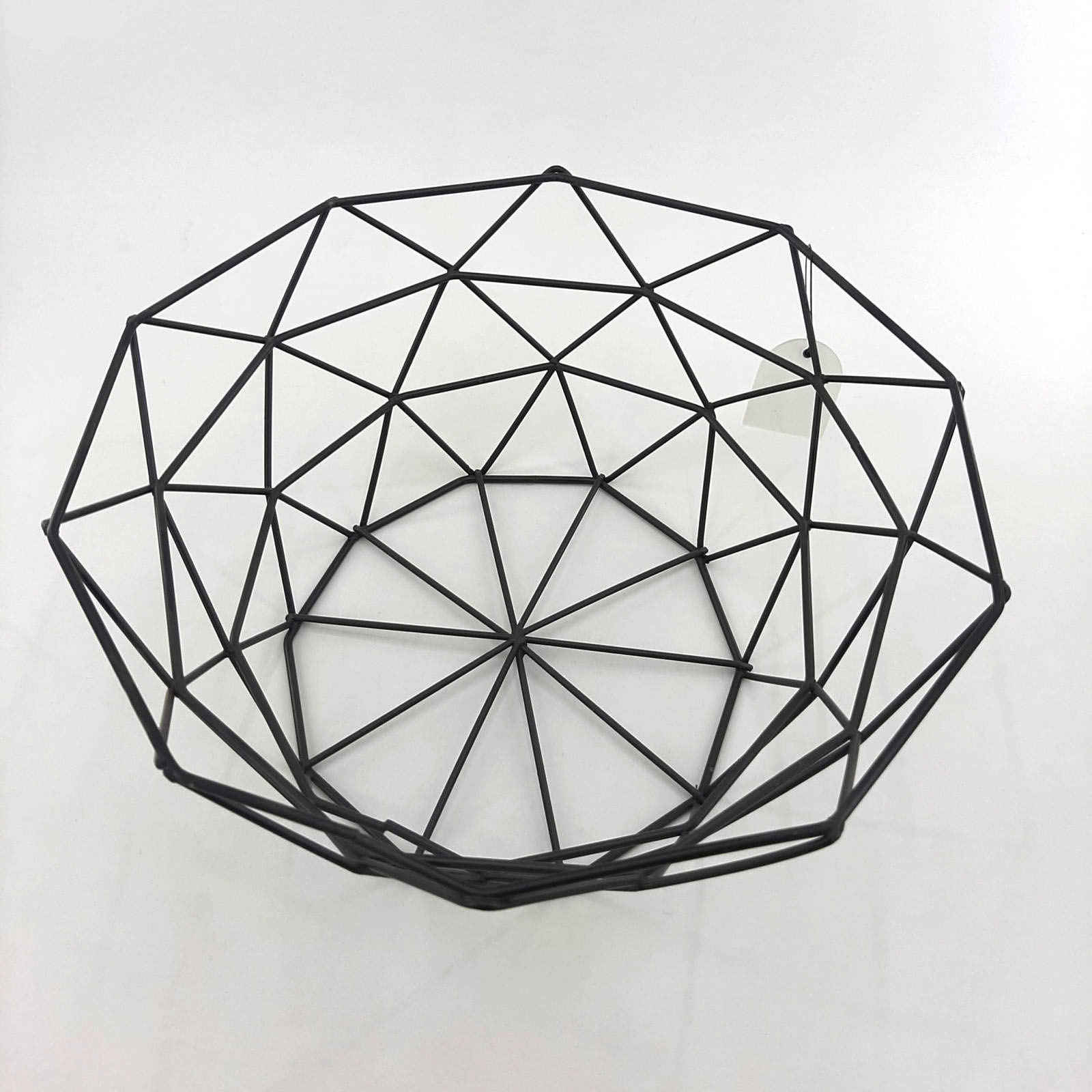 Obstkorb aus Metalldraht polygonal geformt Modell Almas