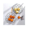 Obstkorb aus Metalldraht polygonal geformt Modell Almas
