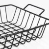 Obstkorb aus Metalldraht mit Holzfuß Modell Valoria