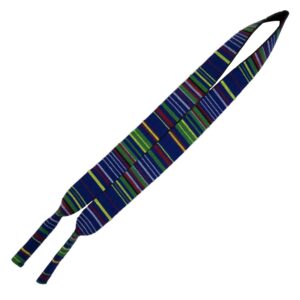 Brillenband – Traditionelles gestreiftes Neoprenstoff