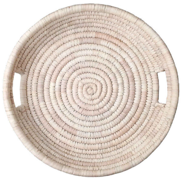 Persischer handgewebter Palmblatt-Aufbewahrungskorb Modell Azin