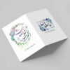 Ramadan Mubarak Grußkarte für Muslime Modell Floral
